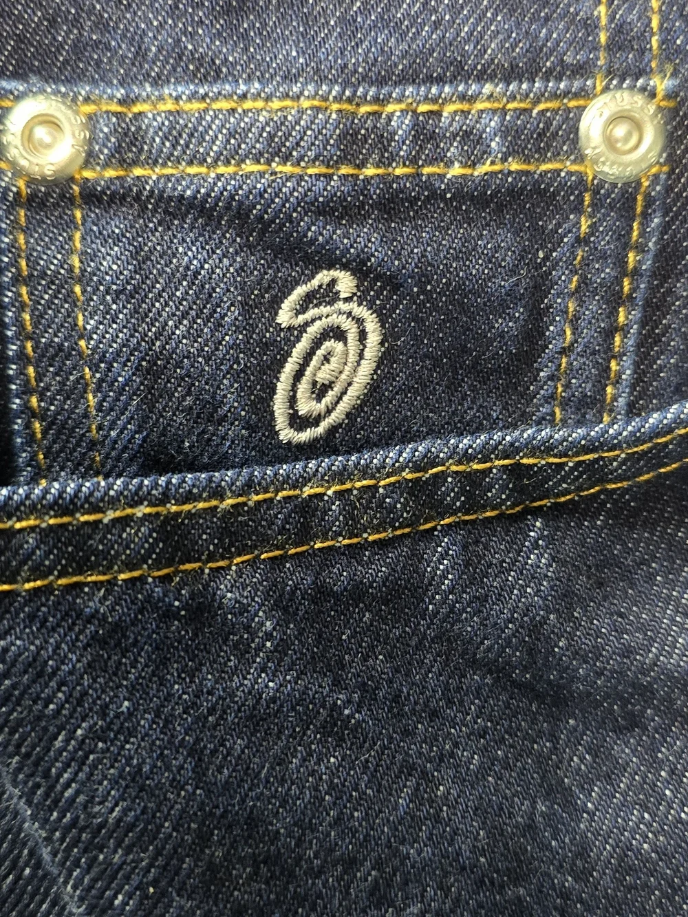 Stussy Classic Fit Jeans Dark Wash Indigo Men 30x30